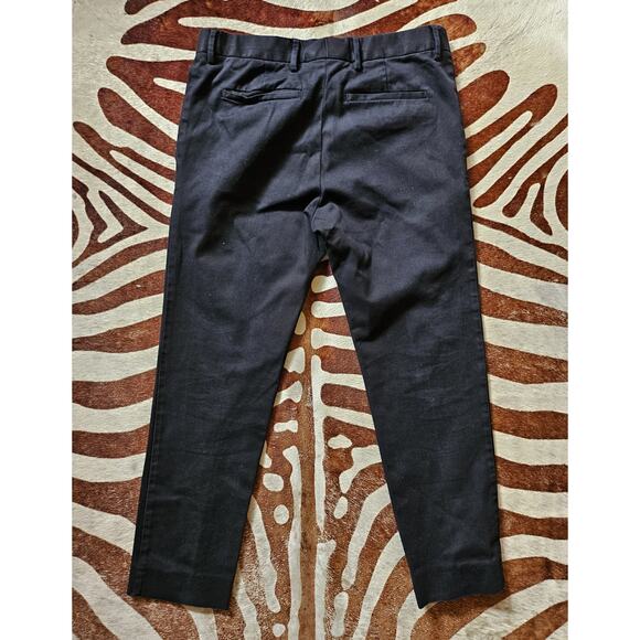 Versace Collection Mens Straight Leg Dress Pants Black EUR 50 Made In Italy 1a - Picture 2 of 8